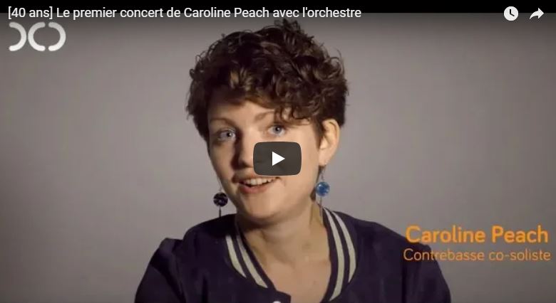 [40 ans] Le premier concert de Caroline Peach avec l'orchestre