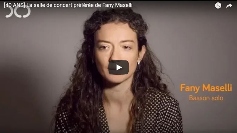 [40 ans] La salle de concert préférée de Fany Maselli