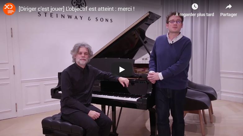 [Diriger c'est jouer] L'objectif est atteint : merci !