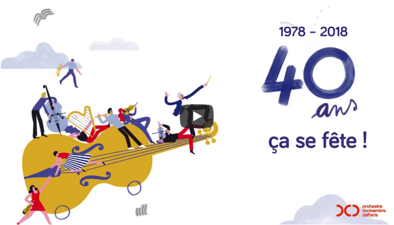 L'Orchestre de chambre de Paris <br> fête  ses 40 ans en septembre !