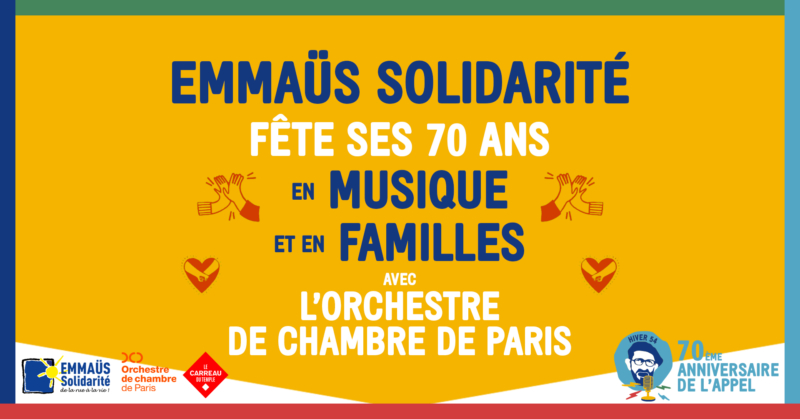 Emmaüs Solidarité fête ses 70 ans !