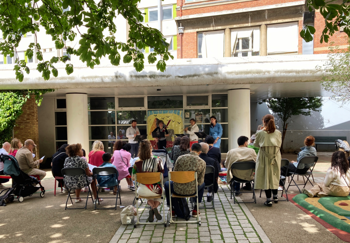 Concerts dans les cours d'écoles