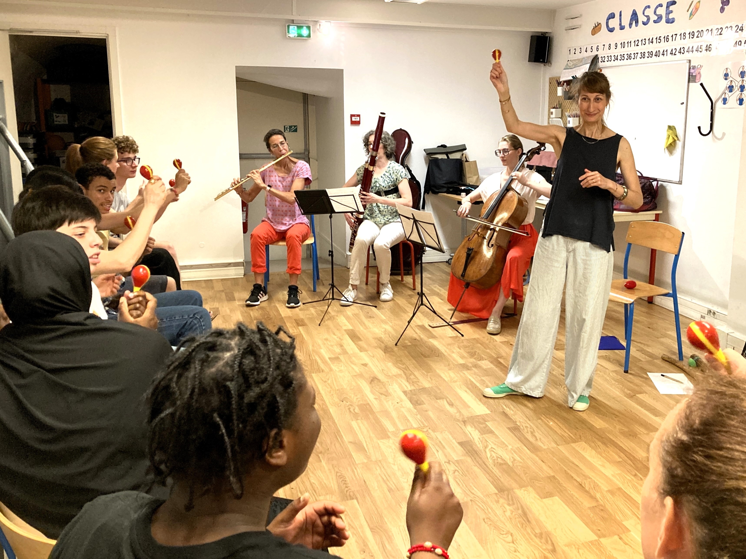 Restitution du parcours d'ateliers avec les jeunes autistes de l'association Les Petites Victoires (Paris 11°)