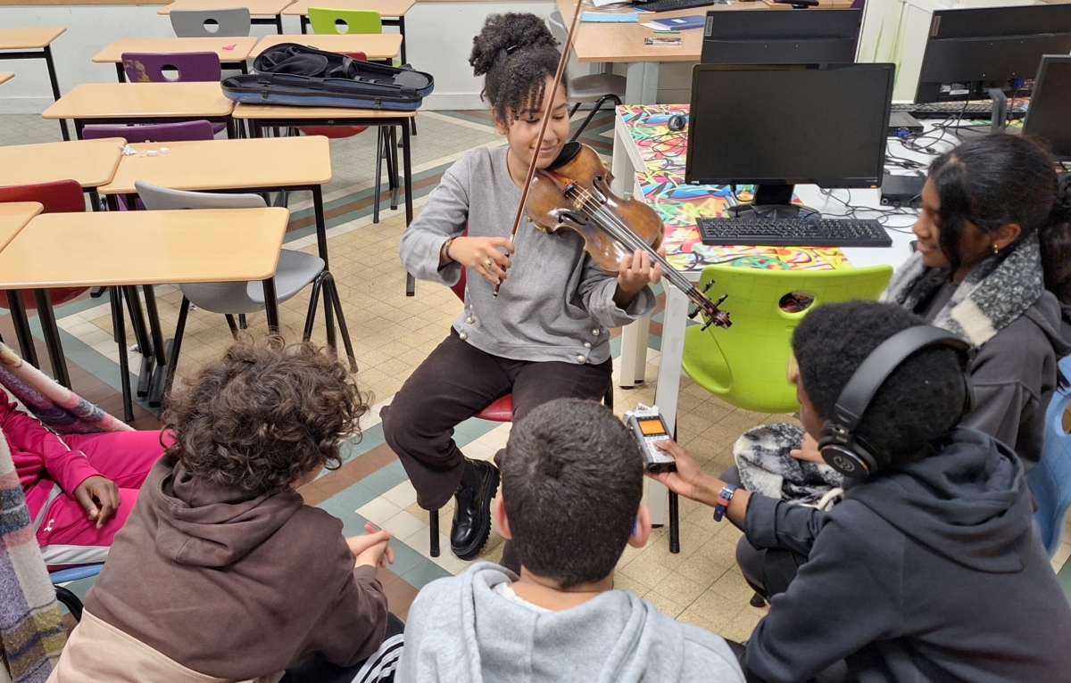 Résidence au collège Mozart