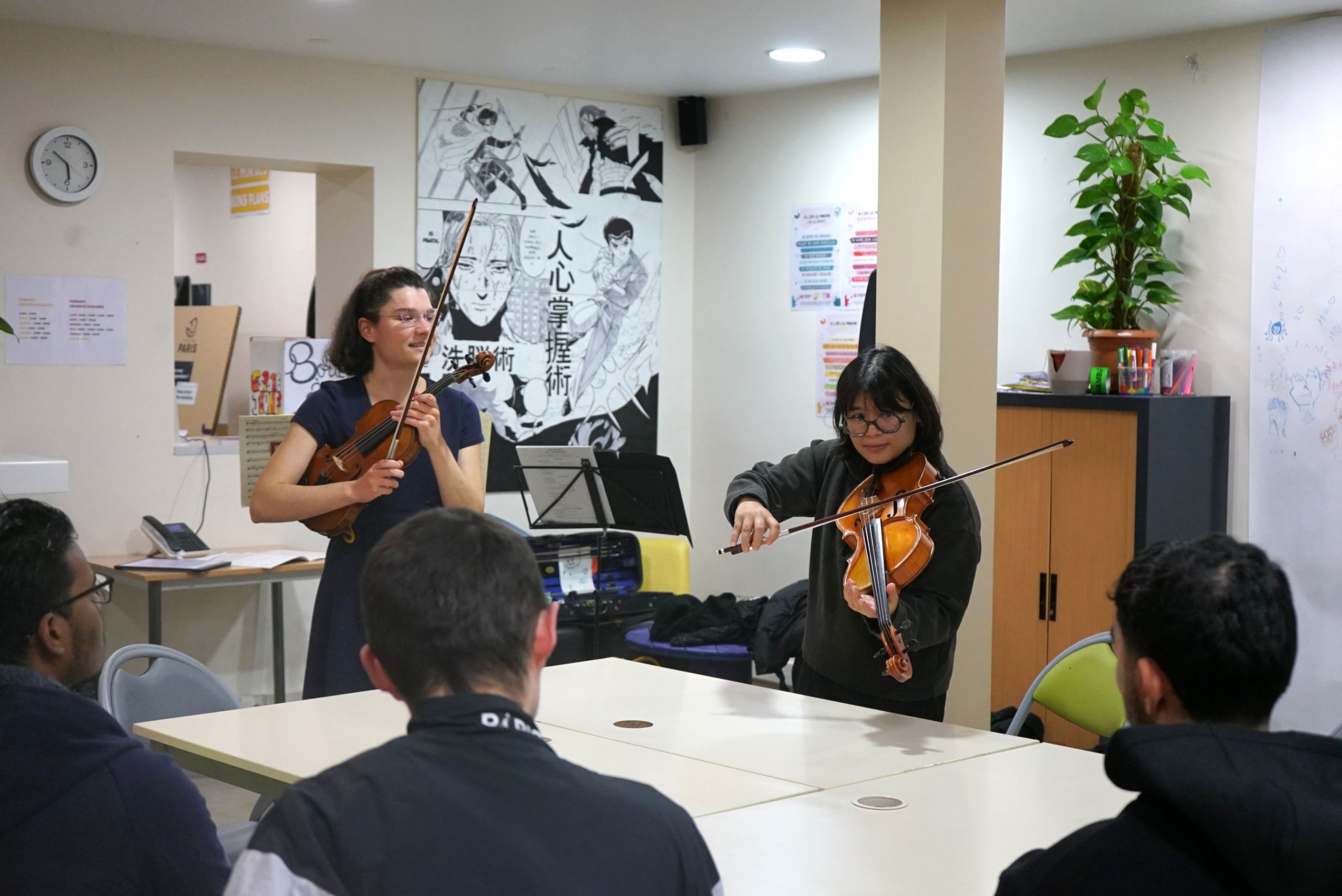 Rencontre musicale à l'Espace Paris Jeunes Le Miroir © DR